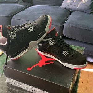 Air Jordan Retro 4 Bred size 11